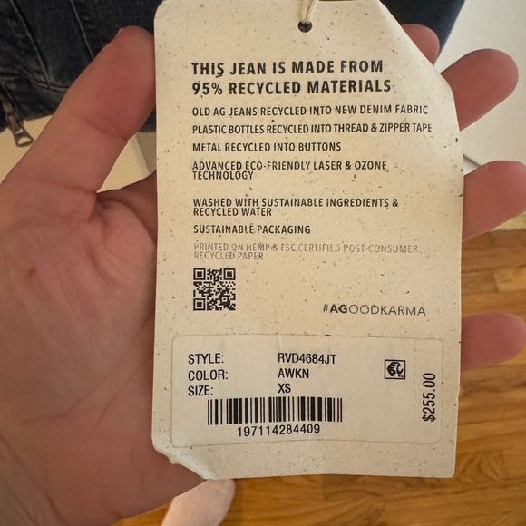 NWT AG Alix Jean Jacket - Picture 8 of 9